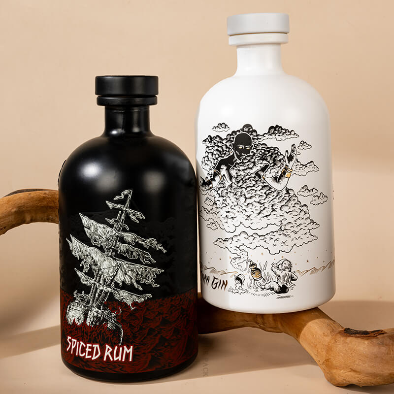 Hei&szlig;stempelmuster Alkohol Flasche-5