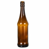 550 ml Bernsteinzylinderglasbrauflasche mit Schraubenkappe