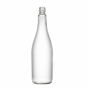 785 ml große Fruchtsaft-Getränkeflasche aus Glas mit Kronkorken