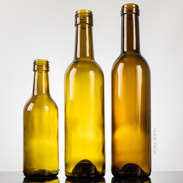 175 ml 375 ml halbe Flasche grünes Glas Bordeaux Weinflasche Großhandel
