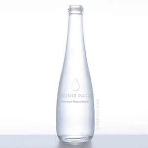 Hochwertige 330-ml-Trinkflasche aus Glas mit Markenlogos