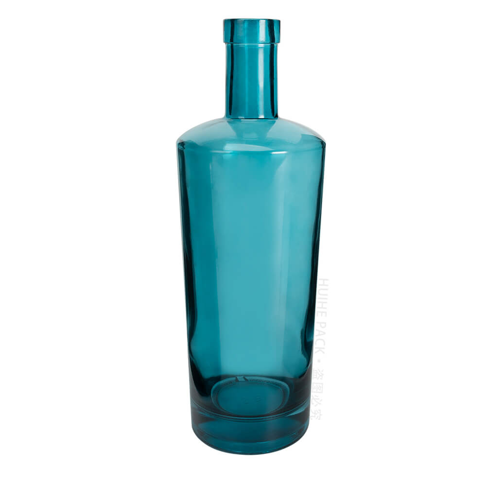 blaue Whiskyflasche