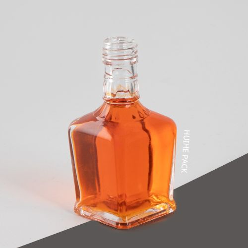 Mini-Schnapsflasche aus Glas