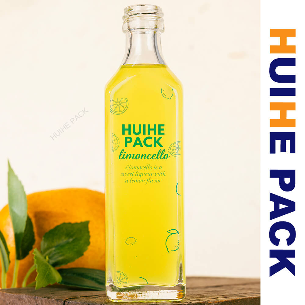 Klares Glas Limoncello -Glocken