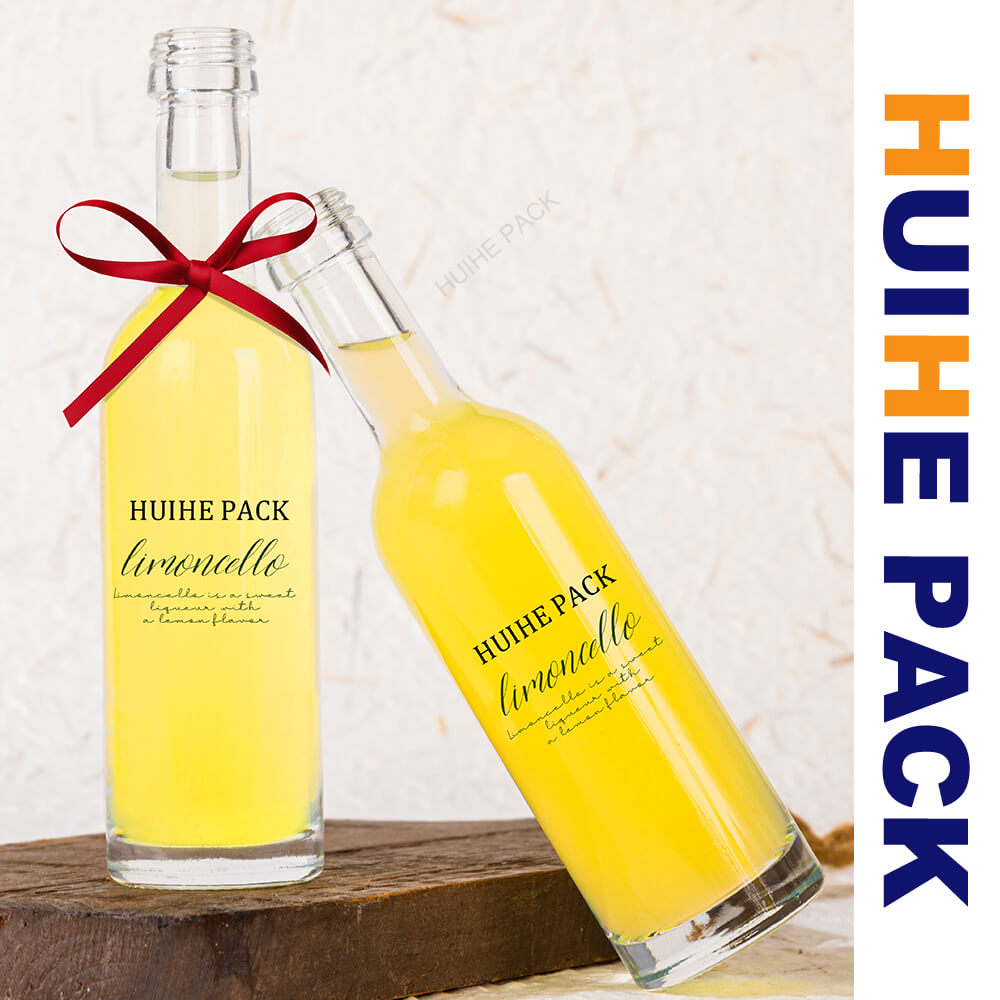 Limoncello -Flaschen für Hochzeitsbevorzugungen