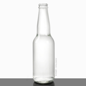 330 ml lange Hals-Flint-Flaschen mit klarem Fruchtbier und Apfelwein