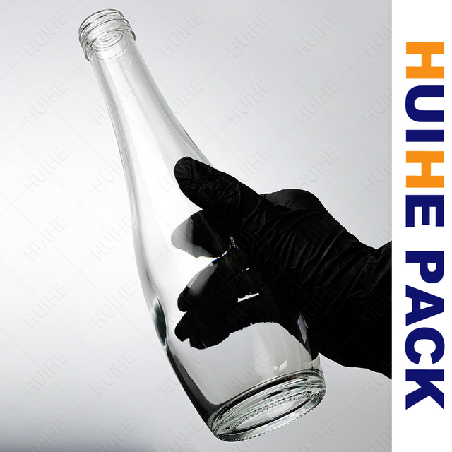 330 ml Glas-Soda-Getränkewasser-Trinkflasche mit Schraubverschluss