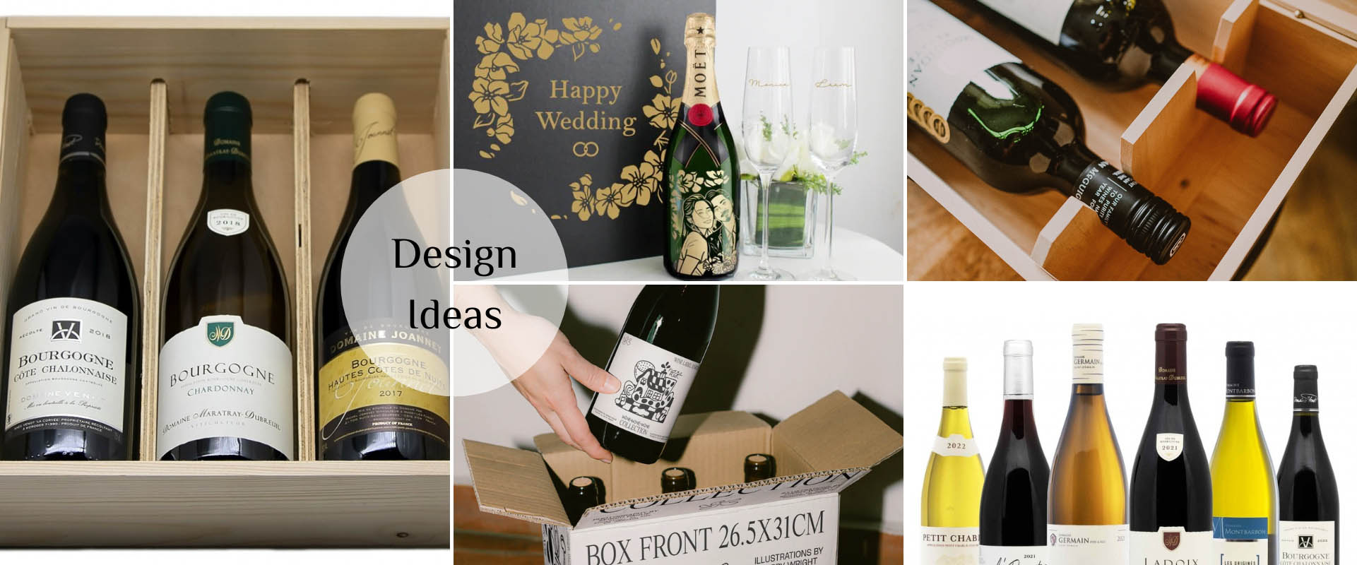 custom wine bottle individuelle Weinflasche