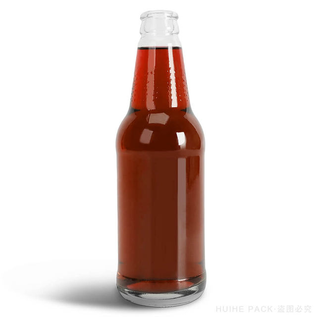 310 ml Cola-Sprudelwasserglasflasche mit Kronenhals