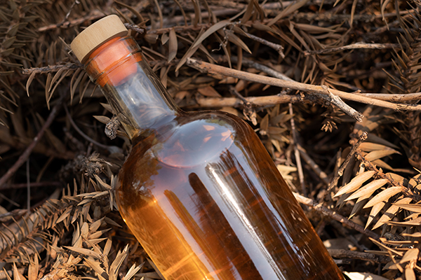 Unge&ouml;ffneter Alkohol