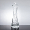 Twisted Oval Tailled Clear Glass Flasche 500 ml Gro&szlig;handel