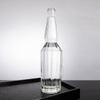 Hexagonale Winkelglas Whiskyflasche mit langem Hals