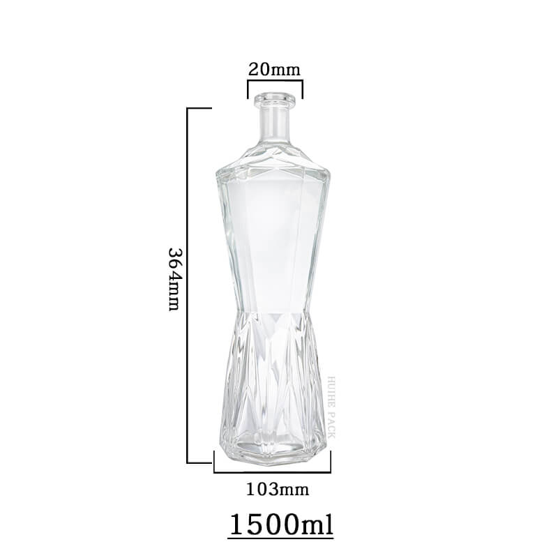 Sandglas-Schnaps-Flaschenkapazit&auml;t