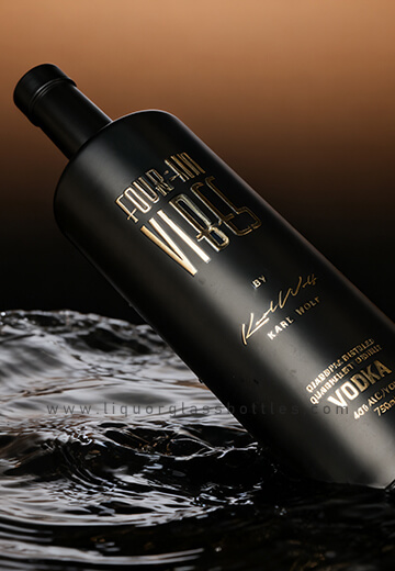 Wodka-Glasflasche