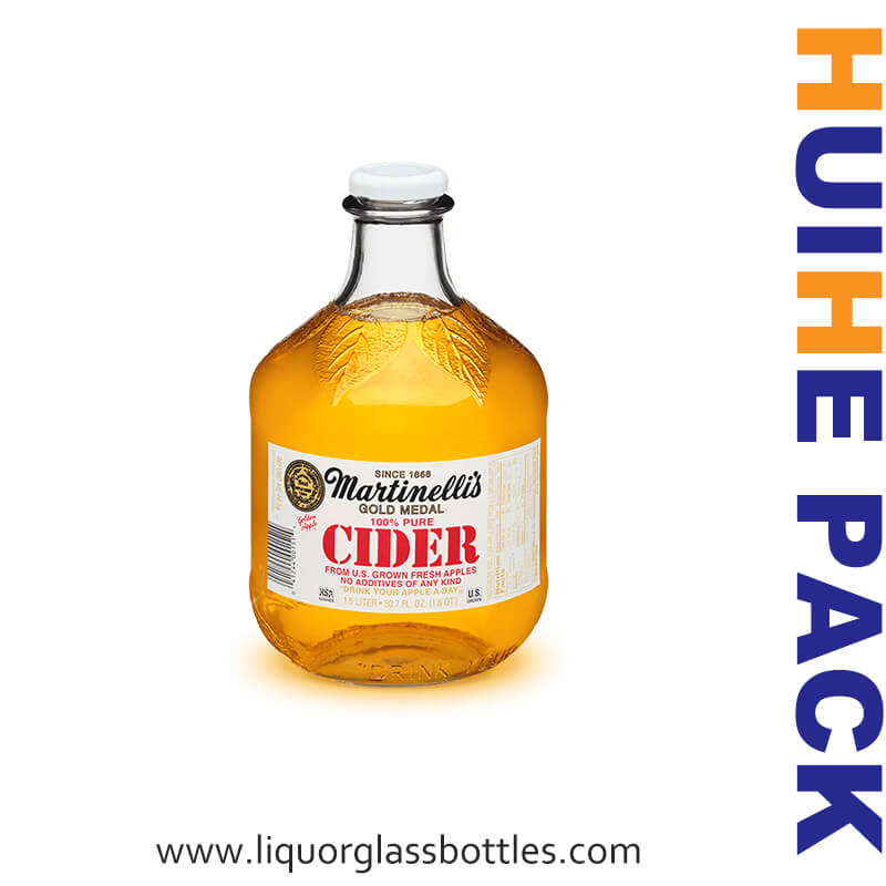 Einzigartige Apfelweinflasche