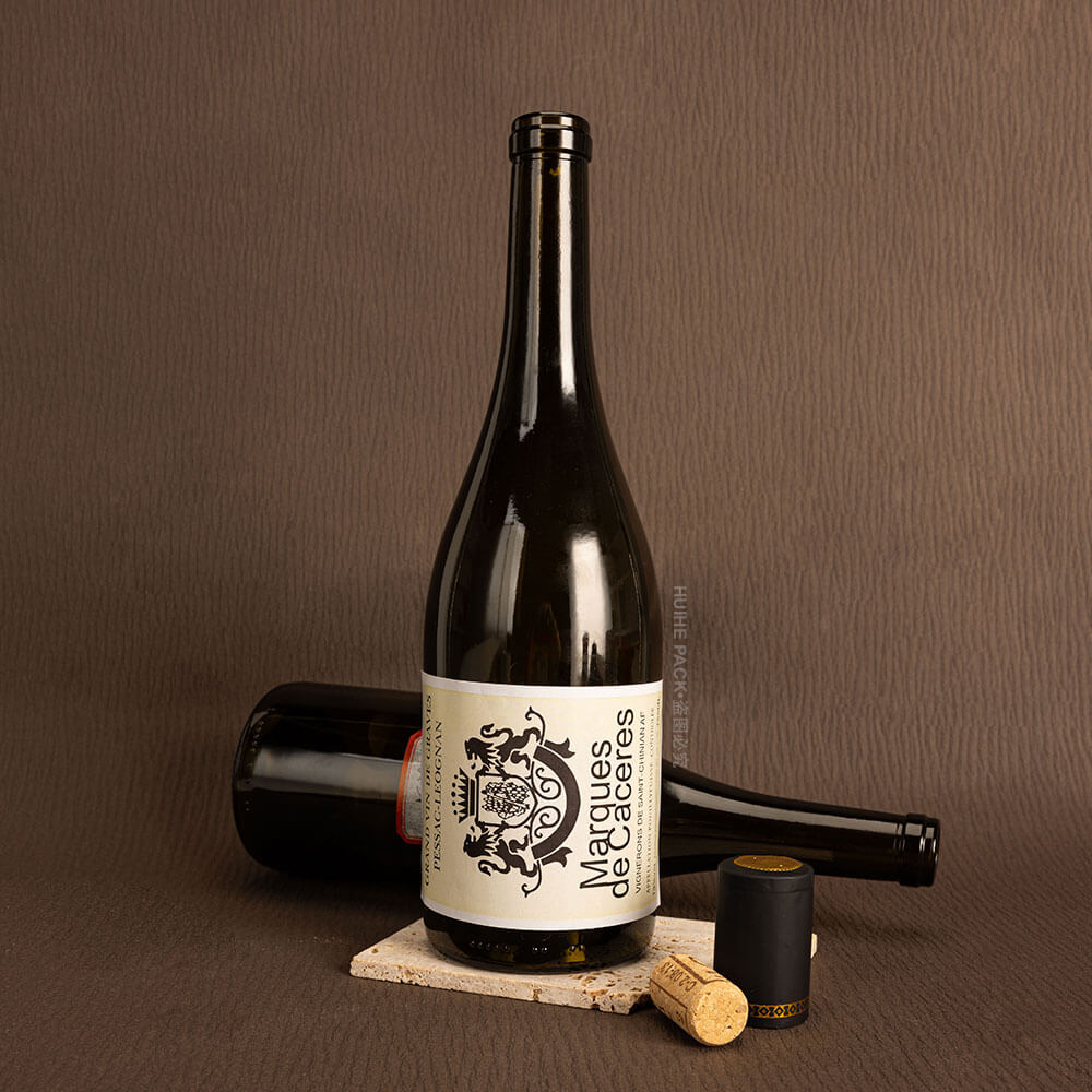 Weinflasche mit Etikett