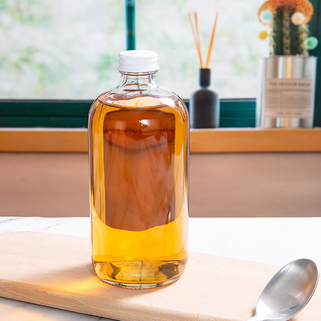 250 ml 500 ml Boston Kombucha Glastrinkflasche mit Schraubverschluss