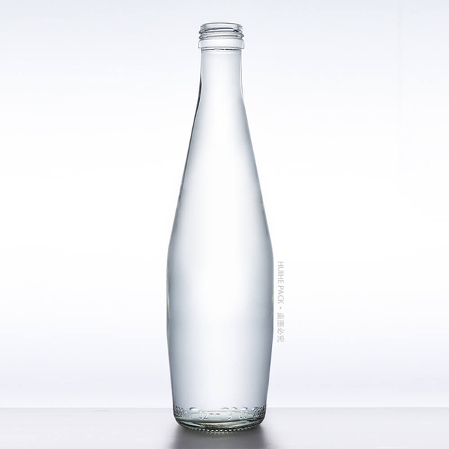 330 ml Glas-Wassertrinkflasche mit auslaufsicherem Deckel, wiederverwendbar