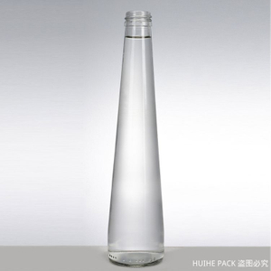 250 ml kegelförmige Sodawasserglasflasche aus Aluminium mit Schraubdeckel