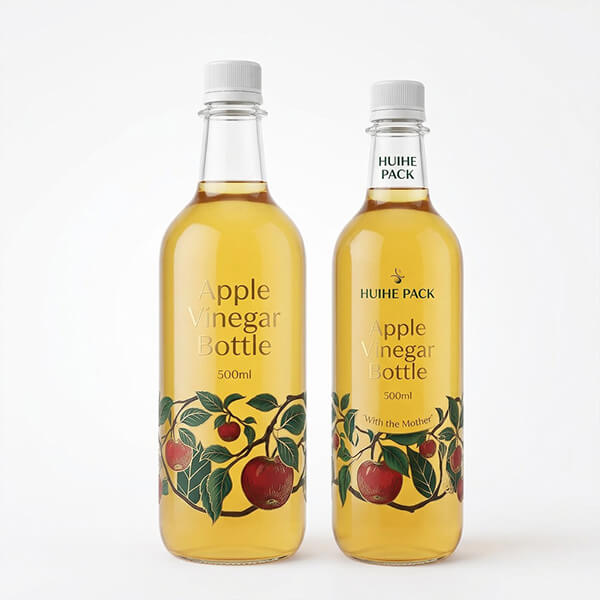 Runde Essigflasche