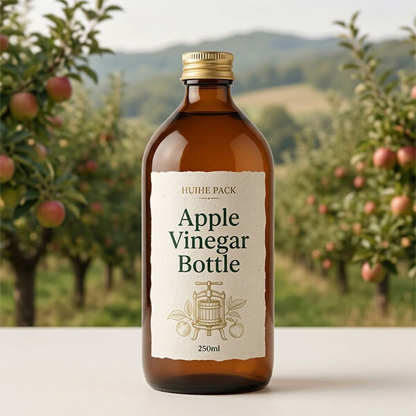 250 ml bernsteinfarbene Essigflaschen