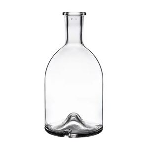 70 cl 75 cl botanische Glasflasche f&uuml;r Wodka, Rum, Gin, Tequila und Whiskey mit Carnette-Finish
