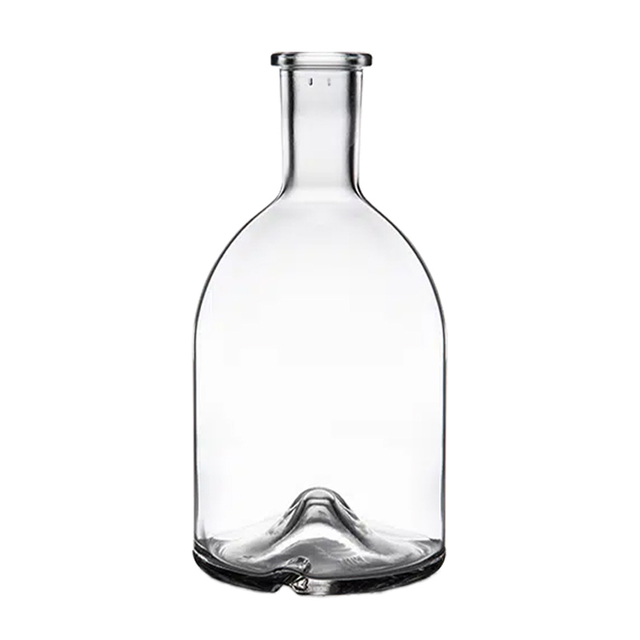 70 cl 75 cl botanische Glasflasche f&uuml;r Wodka, Rum, Gin, Tequila und Whiskey mit Carnette-Finish