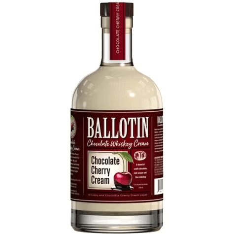 750 ml Ballotin Schokoladen-Kirschcreme-Flasche