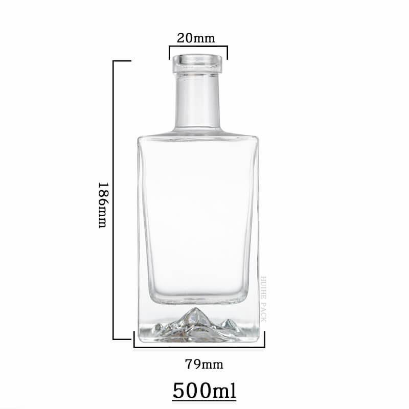 Snow Mountain Base liquor bottle-capacity Snow Mountain Basis-Schnaps-Flaschenkapazität