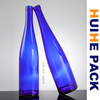 Einzigartiger 750 ml kobaltblauer Glas-Wodka-Wein-Lik&ouml;r-Flaschenlieferant