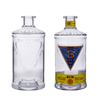 Distillerie 3 Lacs gravierte Glas-Spirituosenflasche
