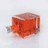 Quadratische Form aus Super-Flint-Glas-Likörflasche mit Bar-Top-Kork