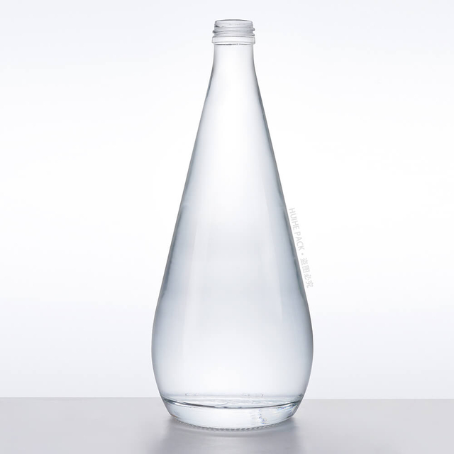 775 ml Premium-Mineralwasserflasche aus transparentem Glas, Großpackung