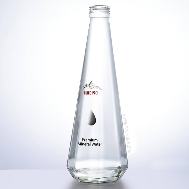 330 ml Glaswasserflasche mit einzigartigem Design im Gro&szlig;handel 