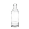 258 ml Klarglas-Wasserflasche mit Gewindehals und Schraubverschluss