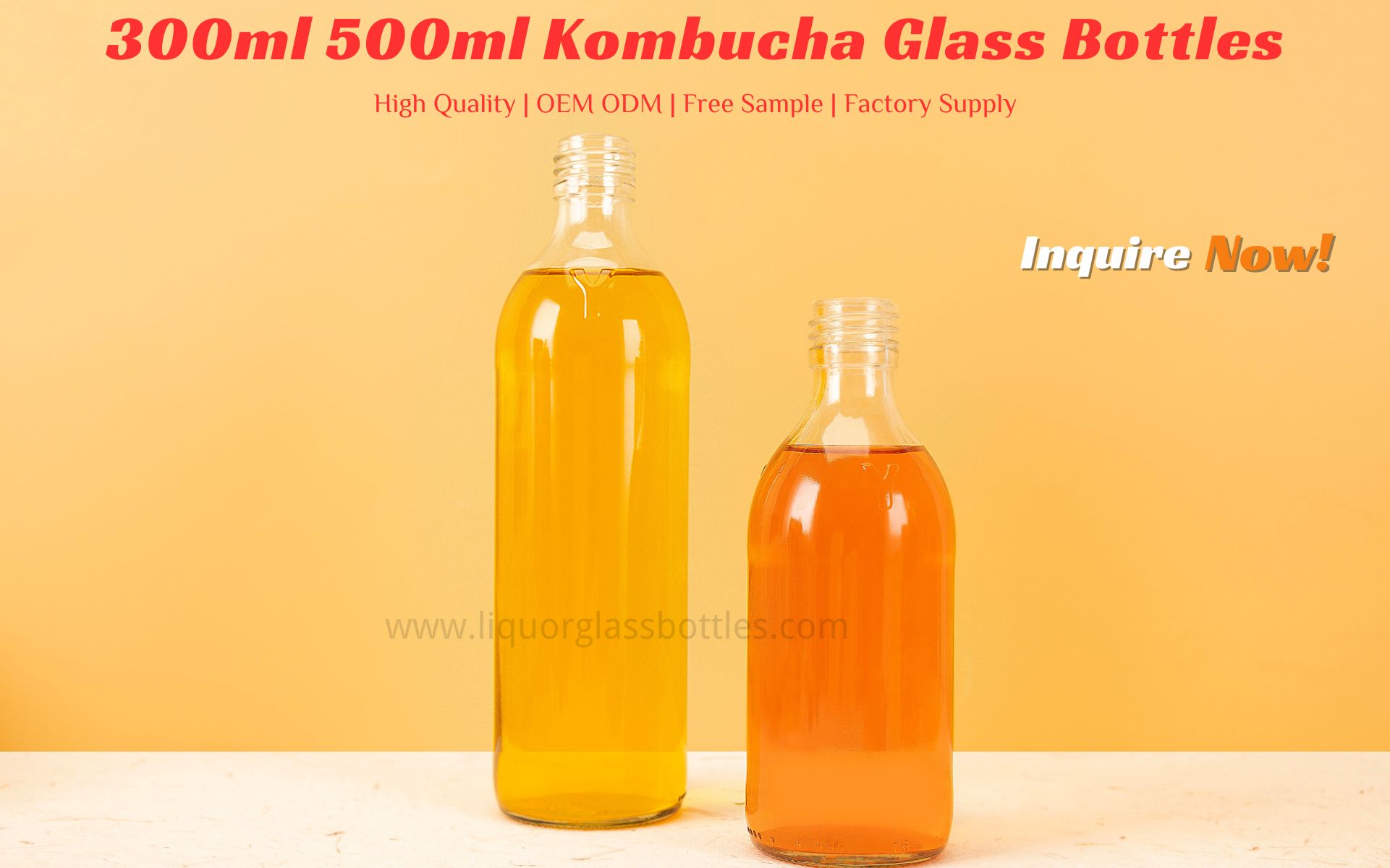 Kombucha-Glasflaschen