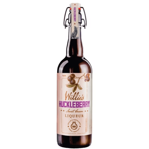 750 ml Flasche Willies Huckleberry Sweet Cream Lik&ouml;r
