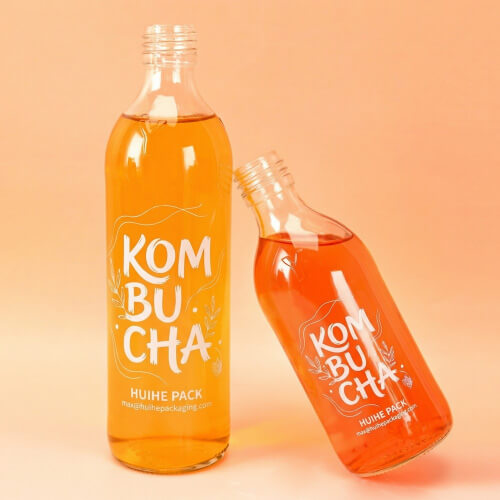 individuelle Kombucha-Flaschen