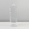 700 ml rechteckige Glasspirituosenflasche mit Korkkappe