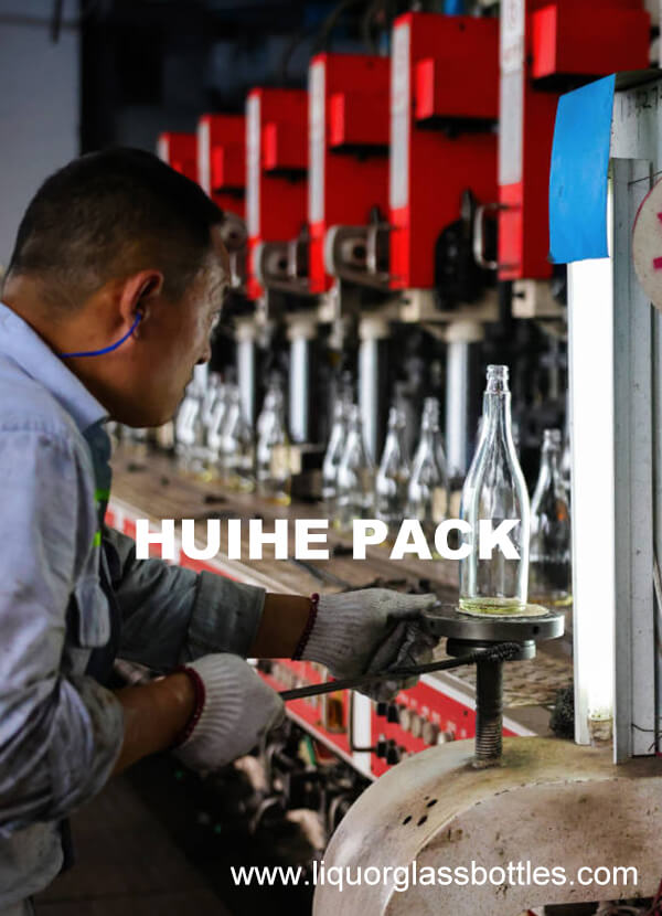 Herstellung von Apfelweinflaschen