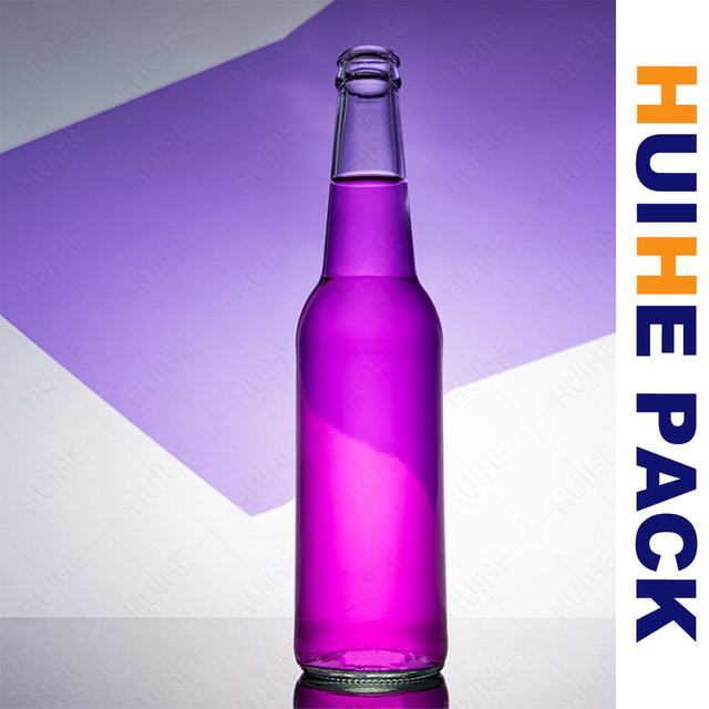 650-ml-Zylinderglas-Sprudelgetr&auml;nkeflasche mit Kronkorken