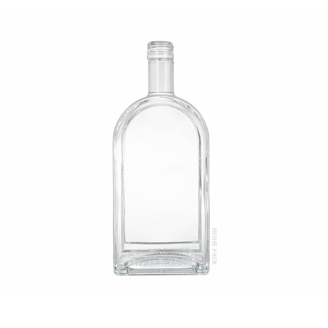 600 ml bogenförmiger langer Halsglasflaschenflasche