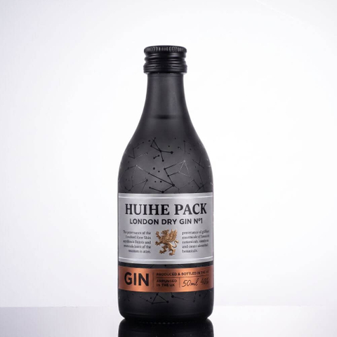 Gro&szlig;e 50-ml-Runde, klare Flintglas-Kleinflaschen mit Alkohol