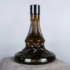 Breite Bodenflaschenflasche mit einem Diamant - gemustert