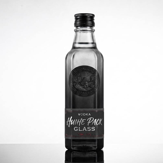 Modernes Design, 50 ml, Mini-Spirituosenflasche mit Schraubverschluss, Gro&szlig;packung
