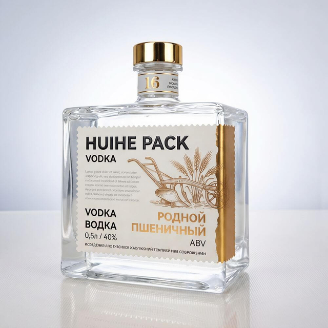 Hei&szlig;verkaufs raffinierter Minimalism Square Spirituosenflasche