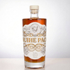 Breite Glasflasche mit dickem Boden