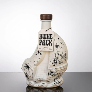 Segelschiff - Form einzigartige Designglasflasche Flasche