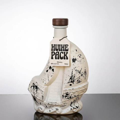 Segelschiff - Form einzigartige Designglasflasche Flasche