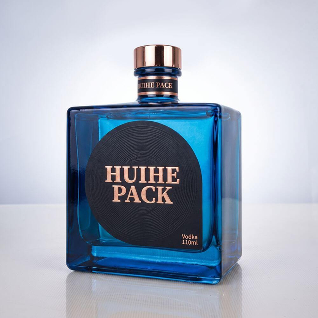 Hei&szlig;verkaufs raffinierter Minimalism Square Spirituosenflasche